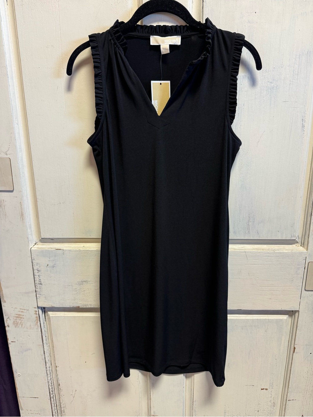 Women’s Michael Kors Sleeveless Black Shift Dress